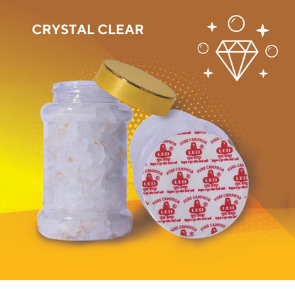 LEO Bhimseni Camphor (Iso Borneol Flakes) – 250g Jar Pack