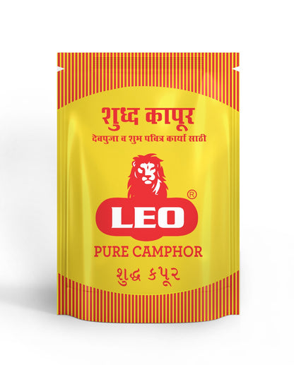 LEO Pure Camphor Tablets – 250g (Pack of 2 Zipper Pouches)
