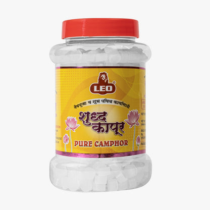 LEO Pure Camphor Tablets – 250g Jar Pack